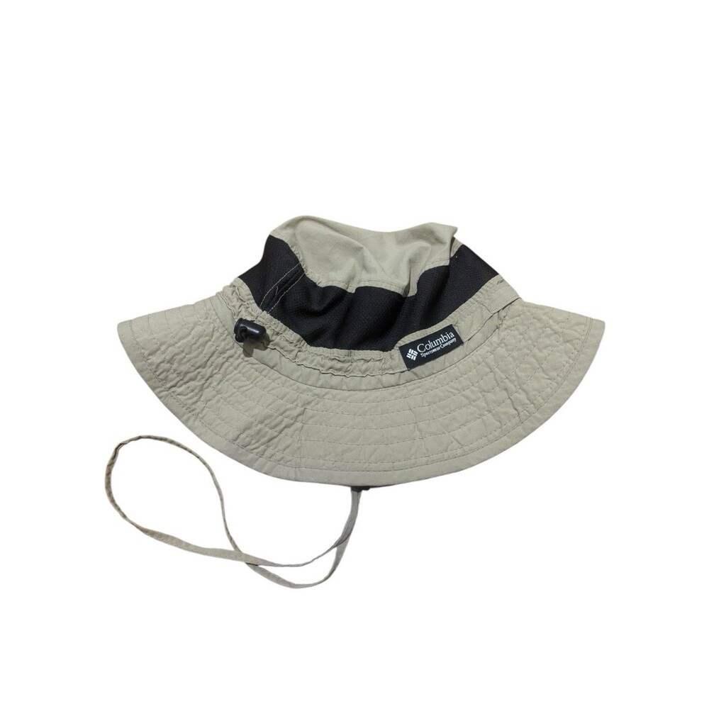 Columbia Boonie Hat OSFA Beige Mesh Wide Brim Outdoor Sun Hiking